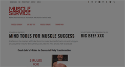 Desktop Screenshot of muscleservice.com